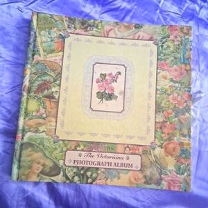 Vintage Victoriana Photograph Album Beautiful Illustrations Floral Pictures
